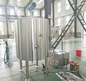 Sıcak yağ ısıtma ve üretim tesisi kullanım için karıştırma ile paslanmaz çelik karıştırma tankı - Product Image 4