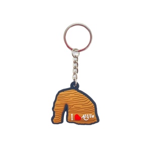 Customized Soft Rubber PVC Keychain Metal Car Keychain in the <strong>Shape</strong> of Saudi Arabia's <strong>Alpha</strong> Shaliya Tower for Tourist Souvenirs - Product Image 4