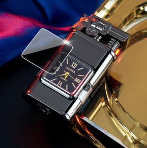 Creative Multifunctional <strong>Clock</strong> <strong>Lighter</strong> Personalized Blue Direct Charge Advanced Gift <strong>Lighter</strong> - Product Image 4