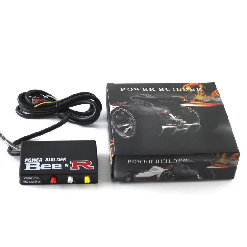 Racing Power Builder-Kit de llama tipo B, limitador de encendido de escape Rev, Control de lanzamiento con logotipo