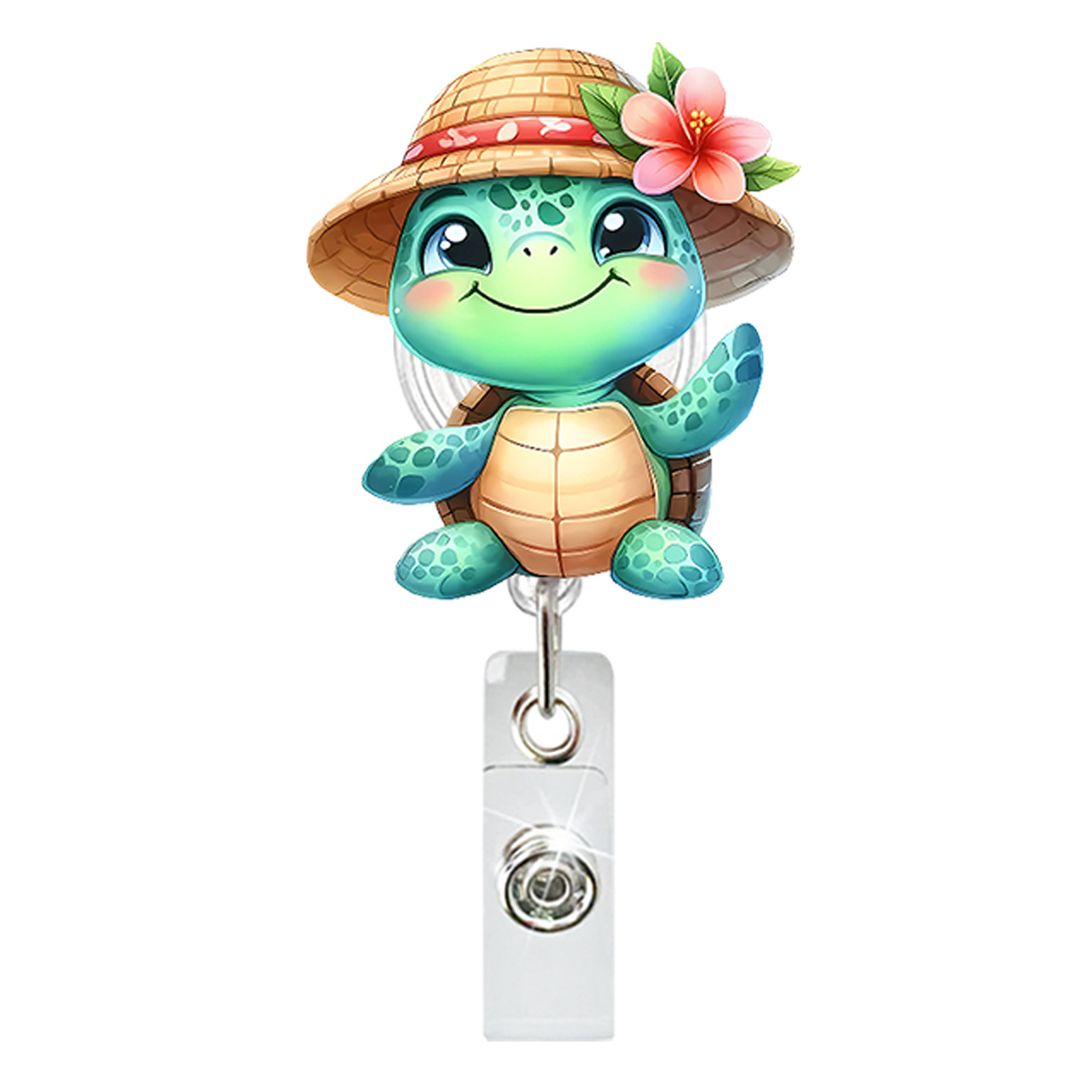 tortue multicolore dans le chapeau