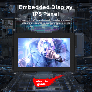 Monitores de pantalla táctil industriales baratos Monitor de pantalla táctil industrial Lcd 12-Zoll-Monitor marco abierto