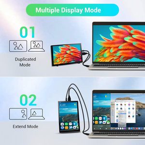 Портативный 8-дюймовый мини-монитор 1280x800 разрешение совместимый ПК ноутбук Raspberry Pi игровые консоли для внутреннего использования включает в себя SDK
