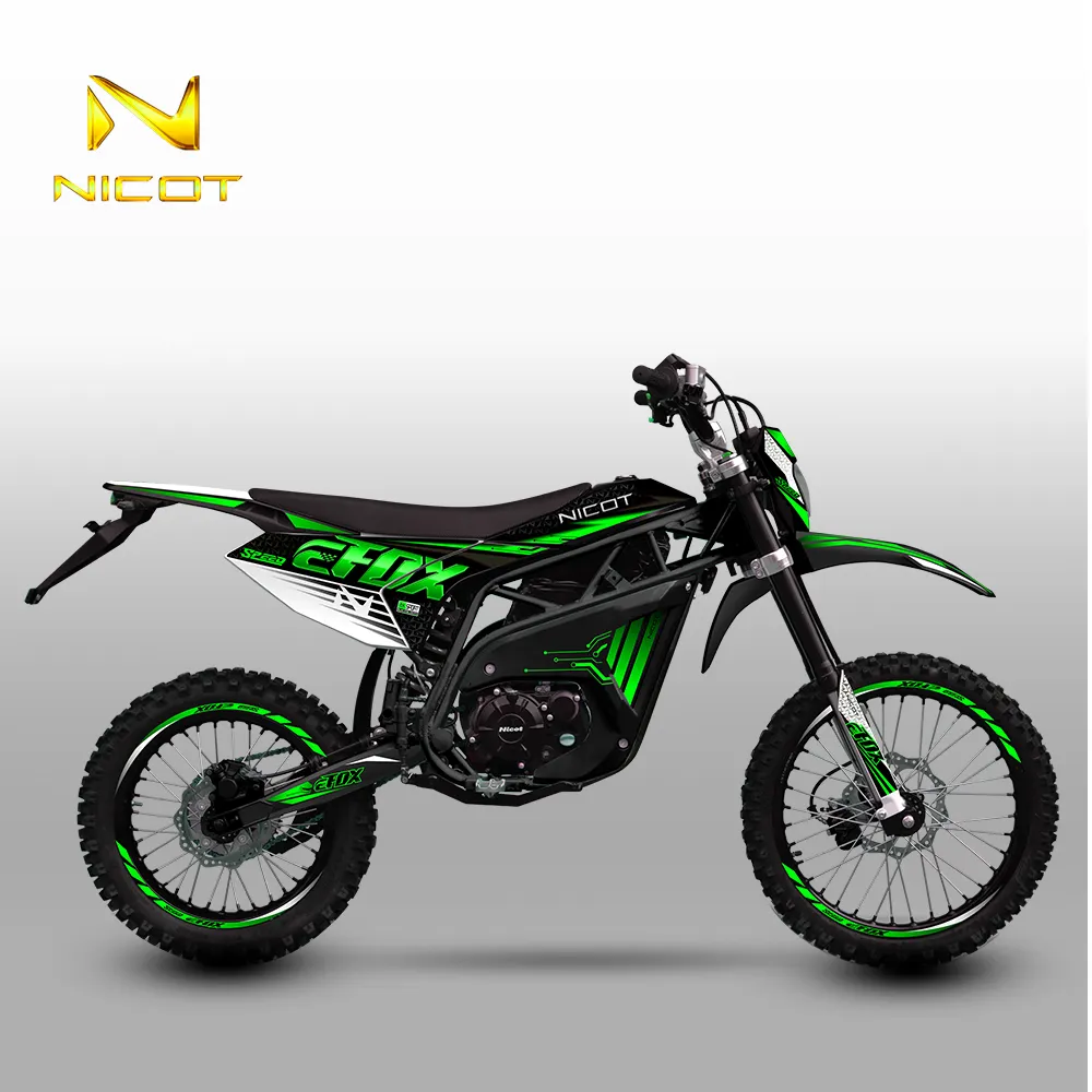 Nicot eFox-motocicleta eléctrica de carreras EEC para adultos, Motocross, deportiva, Dirt Bike