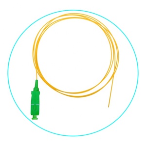 唐虎黄色护套紧缓冲光缆跳线9/125 SM单工SC APC/PC 0.9毫米，适用于有线电视FTTH尾纤FC SC LC ST - Product Image 3