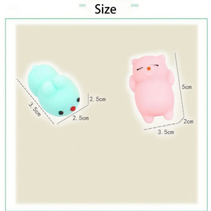Mới lạ fidgety đồ chơi Kawaii Squishies động vật Mochi bóp <span class=keywords><strong>Squishy</strong></span> đồ chơi mini cho bữa tiệc ủng hộ trẻ em căng thẳng reliever lo lắng Đồ chơi - Product Image 4