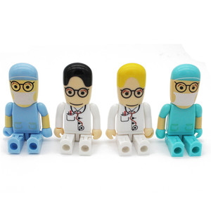 แฟลชไดรฟ์ USB 2.0ความจุ8กิกะไบต์16กิกะไบต์ USB2.0 32กิกะไบต์สำหรับเป็นของขวัญในโรงพยาบาลหน่วยความจำ USB รูปหมอพยาบาลแฟลชดิสก์แบบกำหนดเอง - Product Image 5