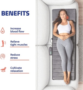 Phenitech <span class=keywords><strong>Massage</strong></span> matte mit Wärme 10 Motoren Vibrations <span class=keywords><strong>massage</strong></span> Matratzen auflage mit 2 Heizkissen für Rücken, Ganzkörper <span class=keywords><strong>massage</strong></span> gerät - Product Image 3