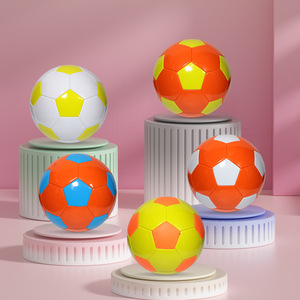 Yüksek resmi boyut 5 yetişkin futbol topu özel Logo baskılı makine dikişli PVC kauçuk spor eğitimi için takım sporları için maç - Product Image 2