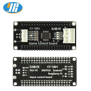 Chip controlador de juego Arcade, tipo empujador de monedas DIY para consola de juegos Arcade, compatible con PC PC360, interruptor Android, Raspberry Pi