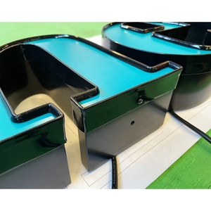 Cosun özel mağaza işareti Led tasarım ayakkabı dükkanı tabela restoran için büyük Led ışık ile Led ışık Metal mektup - Product Image 6