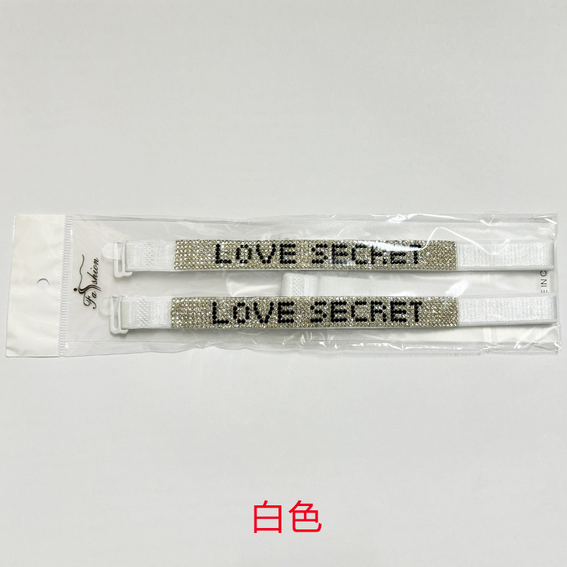 Lovse Secret con tracolla a diamante - Bianco