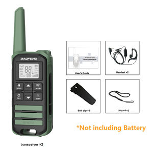 Baofeng-Mini radio portátil de 22 canales PMR, función de escaneo de canales de 446MHz, tipo C, carga USB, walkie talkie, MHz - Product Image 5