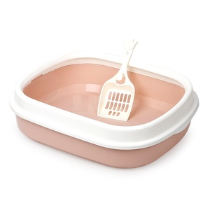 Plastik kedi kum kabı Pet kedi çöp Pan tepsisi - Product Image 1