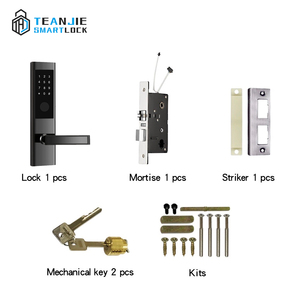 Drahtloses digitales Smart Lock für die Home Access Control für Holztüren mit App & Cloud Storage Zink legierung Material Safe Password Keypad - Product Image 5