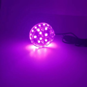 Kingshowstar 2022 New 2.5&quot; 24pcs Ultra-Bright 3-in-1 RGB High Power 24LED RGB Fender Light Pod <strong>Led</strong> Light for Motorcycle