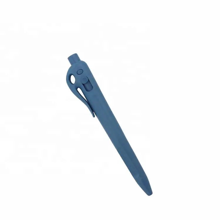 Shianku penna per uso alimentare Metal rilevabile per luoghi di lavoro industriali penna blu nera con ricarica sostituibile