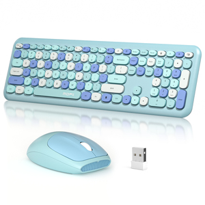 SMK-666395AG 2.4GHz Wireless <strong>Keyboard</strong> &amp; <strong>Mouse</strong> Set Silent Key Design for Windows &amp; Android Devices Compatible <strong>Desktop</strong> <strong>Computer</strong> - Product Image 3