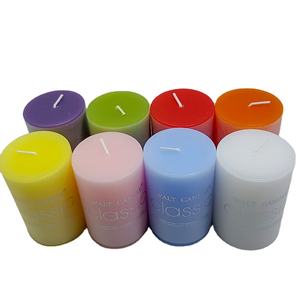 Großhandel rauchfreie Aroma therapie Säulen kerzen für Weihnachten Benutzer definierte Duft Soja Paraffin Wachs für den Haushalt Not beleuchtung - Product Image 2