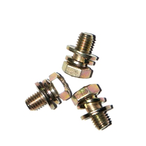 Fabrika ANSI ASME B18.2.1 SAE J429 sınıf 2 5 8 sarı çinko altıgen cıvata tam dişli cıvata - Product Image 4