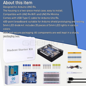 GeeekPi studente Starter Kit con Arduino UNO WiFi custodia in metallo LED - Product Image 6