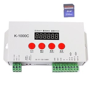 K-1000C APA102 SK6812 WS2812B WS2811 SK9822 WS2818 WS2813 WS2801 СВЕТОДИОДНЫЙ контроллер программы пикселей