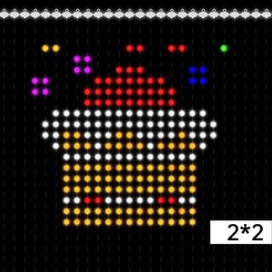 Guirnalda de luces LED RGB inteligentes controladas por aplicación Decoraciones navideñas para exteriores con sincronización de música programable - Product Image 6
