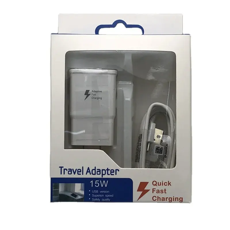 Blanc avec câbles Type-c