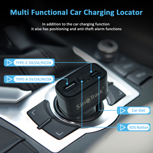 Sinotrack-Dispositivo de seguimiento GPS de doble puerto USB, dispositivo compatible con varios idiomas, 5V 2A, 2A - Product Image 3