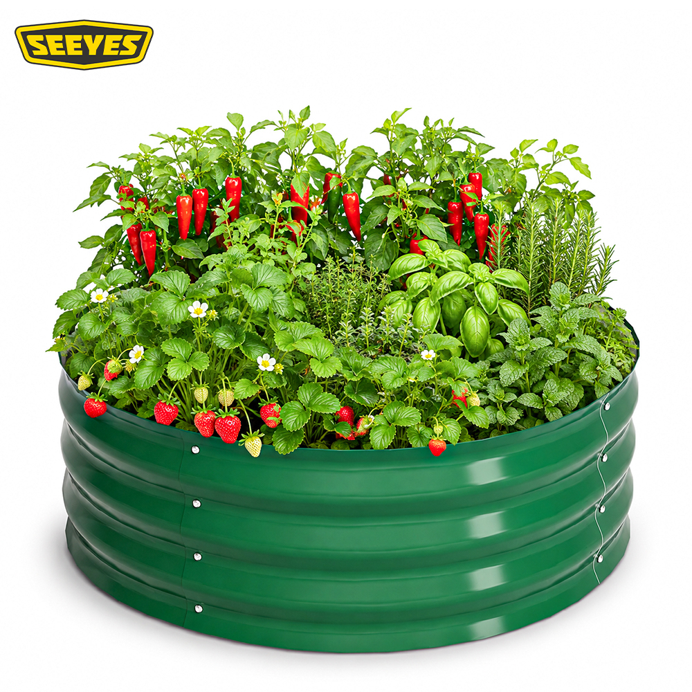 Dark Green+Raised-Garden-Bed