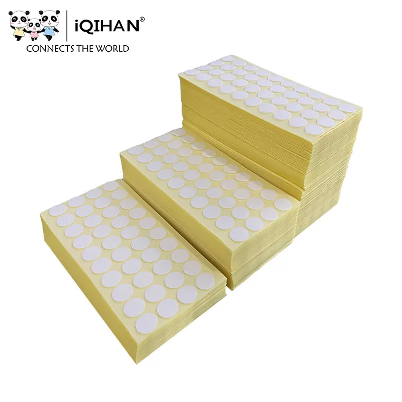 IQihan cuscinetti per nastro quadrato adesivo biadesivo in schiuma acrilica trasparente con impugnatura personalizzata