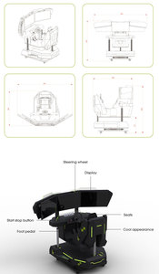 Driving Force Games Dirección y pedales Direct Drive Simulation Race Simulator Simulador de conducción - Product Image 6