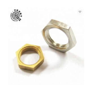 Tùy chỉnh thép không gỉ nặng Hex Mứt hạt DIN 936 mỏng Nut unchamfered hình lục giác mỏng các loại hạt - Product Image 1