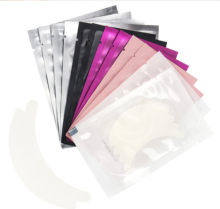 Tampon de cils de type de couleur différente