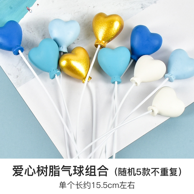 Palloncino in resina a forma di cuore