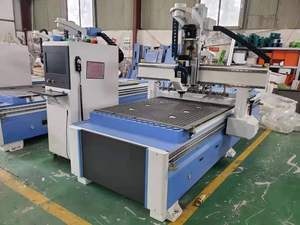 Popular 1325 Servo CNC Router Machine para puerta de armario de cocina ATC Wood Factory Direct Syntec Bearing Motor Pump PLC Gearbox - Product Image 3