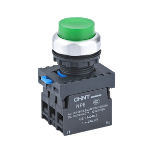 Chint NP8-S çift başlı düğme AC 110V ~ 220V 3A 6A endüstriyel kontrol devresi push button anahtarları - Product Image 2