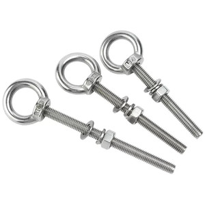 M6 M8 M10 M12 omuz mapa 1/4 "X <span class=keywords><strong>2</strong></span>" ağır hizmet ocakları vidalar göz kancalarında yıkayıcı ve somunlar halka ocakları kaldırmak için