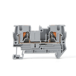 PT Series 2.5MM <strong>Spring</strong> <strong>Connection</strong> Screwless Din Rail <strong>Terminal</strong> <strong>Block</strong> PT2.5 - Product Image 1