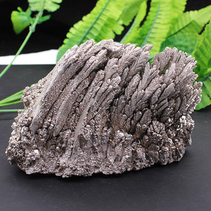 Tinh thể tự nhiên <span class=keywords><strong>Bismuth</strong></span> Bạc magiê kim loại đồ trang trí khoáng sản mẫu - Product Image 5