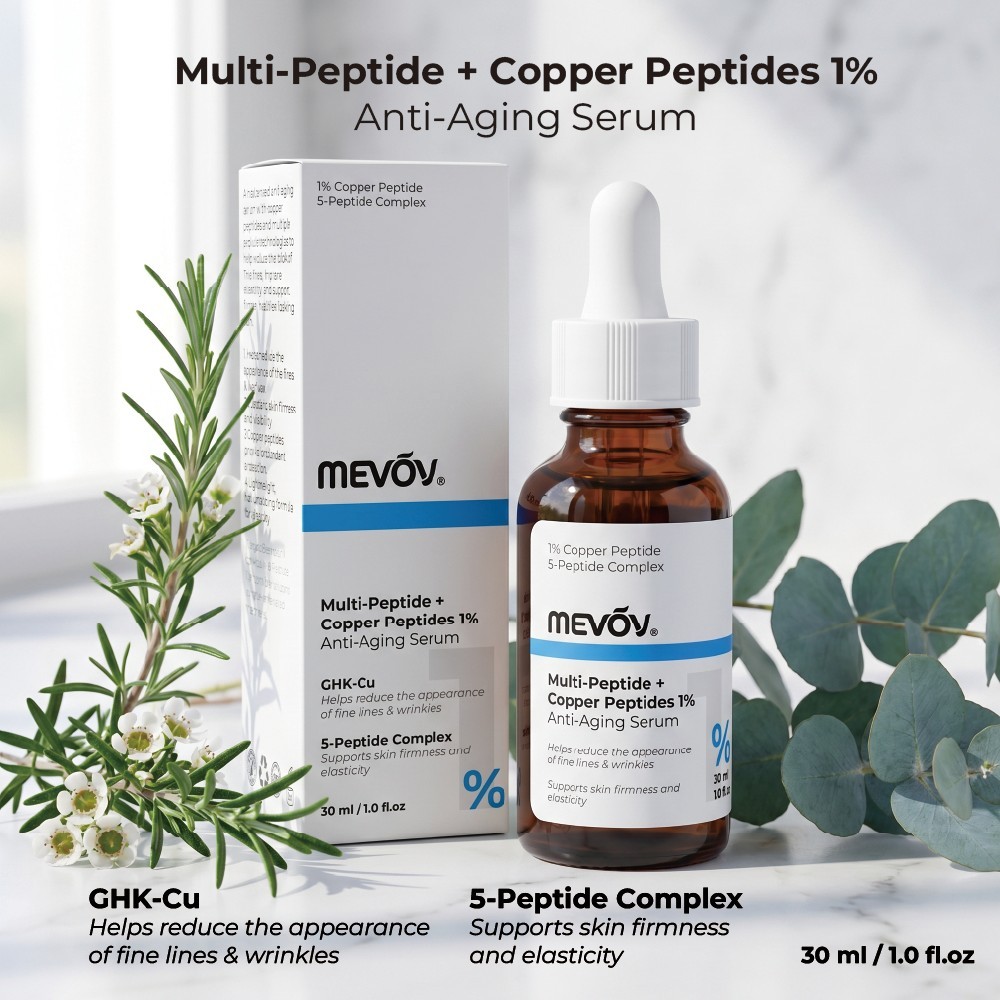 Sérum Anti-Âge Multi-Peptides + Peptides de Cuivre 1%