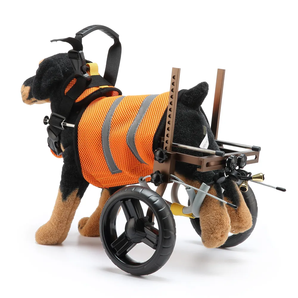 Forniture per cani transfrontalieri riabilitazione per cani da compagnia ausili per la deambulazione carrelli per disabili per cuccioli scooter per la mobilità a due ruote per animali domestici