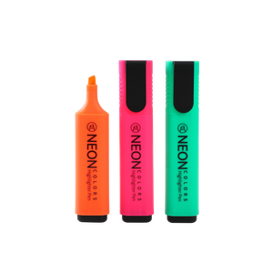 High Quality Large Capacity Fluorescent Ink Text <strong>Marker</strong> 6 Bright Neon Colors School <strong>Highlighter</strong> with <strong>Chisel</strong> <strong>Tip</strong> Wholesale Set - Product Image 2