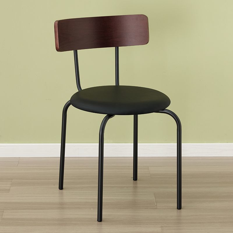 Black walnut - Black seat - Black frame
