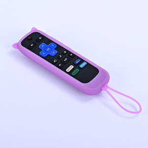 Home TV Luminous <strong>Remote</strong> Control Silicone Protective Cover TV Anti-fall Thickened <strong>Soft</strong> Cat Ear Protective Cover - Product Image 4