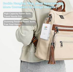 Đổi mới siêu mỏng ngân hàng điện từ sạc không dây cho đồng hồ với xây dựng trong Cáp Móc chìa khóa cho ngoài trời - Product Image 3