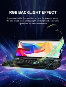 Teclado mecánico de 12,3 pulgadas con pantalla táctil, 84 teclas, extensión multifunción de luz RGB tipo C para Windows Mac - Product Image 6