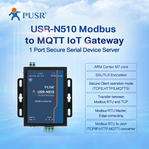 USR-N510 H7-4 versione Modbus Gateway seriale RS485 a Ethernet convertitori a porta singola MQTT/SSL/Modbus RTU a JSON - Product Image 3