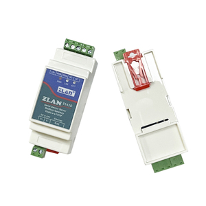 ZLAN5143D-montaje de Riel Din, pequeño tamaño, puerto Serial RS485 a TCP/IP, Ethernet, convertidor de servidor Modbus RTU a Modbus TCP