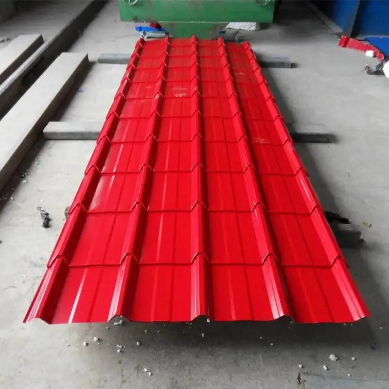 Изготовленный на заказ цвет zink ppgi Стальная крыша оцинкованный гофрированный листовой металл кровельные листы цены высокое качество 0,4 0,5 мм